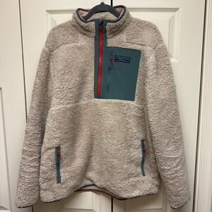 Men’s Patagonia Fleece in Cream, size: L